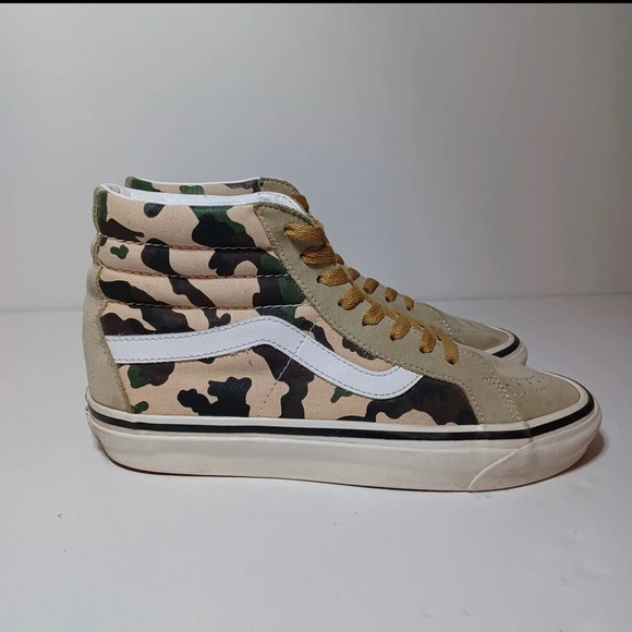 VANS Sk8-Hi Style 38 DX Anaheim Factory OG Camo Size M8 W9.5  221 Box 25 - Picture 1 of 9